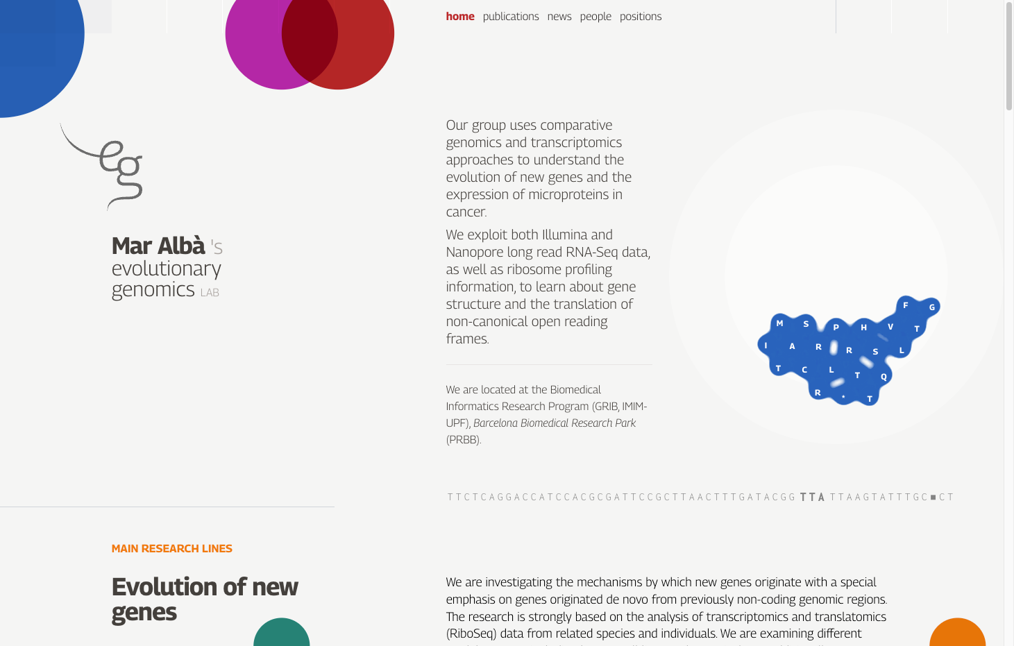 Image Gallery:Mar Albà · Evolutionary Genomics Lab 0