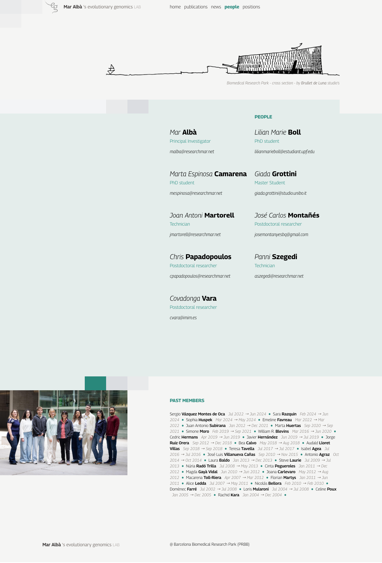 Image Gallery:Mar Albà · Evolutionary Genomics Lab 1